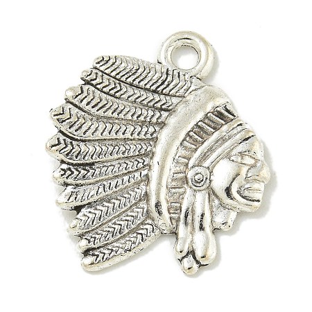 Tibetan Style Alloy Pendants FIND-U015-47AS-02-1