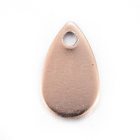Ion Plating(IP) Stainless Steel Charms X-STAS-L211-02B-RG-1