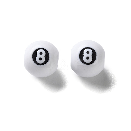Acrylic Beads OACR-D301-02B-1
