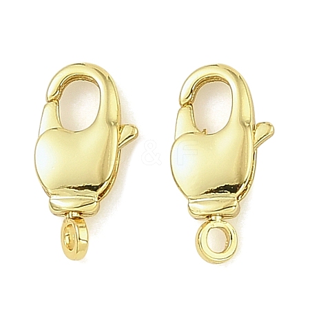 Brass Lobster Claw Clasps KK-H527-38G-1