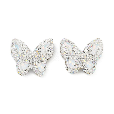 Handmade Polymer Clay Rhinestone Beads CLAY-NH0001-11A-1