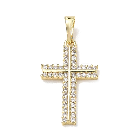 Brass with Crystal Rhinestone Pendants RB-CBA6830-03G-02-1