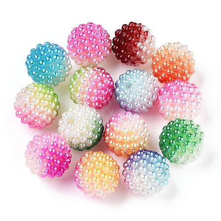 ABS Plastic Beads KY-T041-02-12MM-A-1