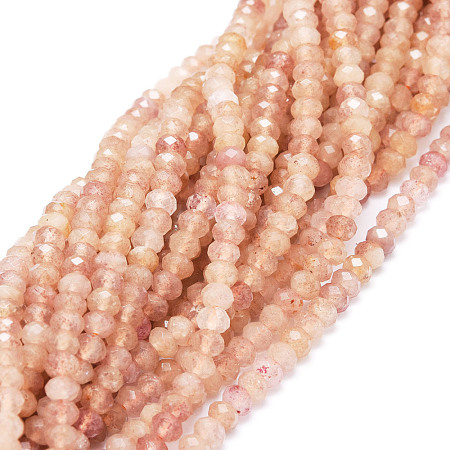 Natural Strawberry Quartz Beads Strands G-E569-H12-1