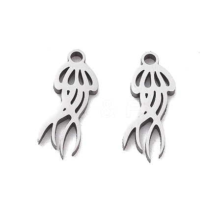 201 Stainless Steel Charms STAS-V001-09-1
