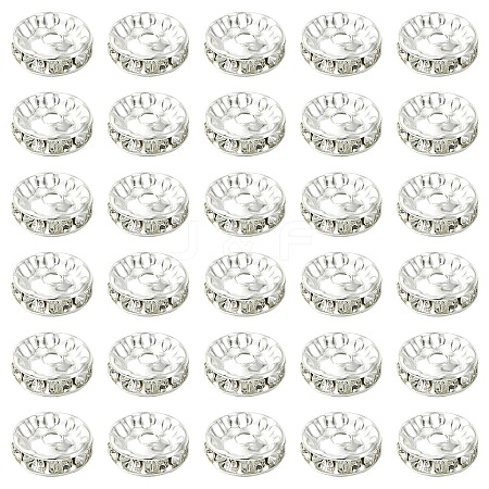 150Pcs 3 Styles Iron Rhinestone Spacer Beads RB-YW0001-13S-1