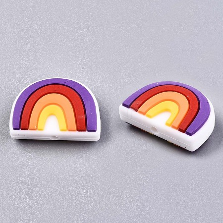 Food Grade Eco-Friendly Silicone Focal Beads LS-SIL-N002-09C-1