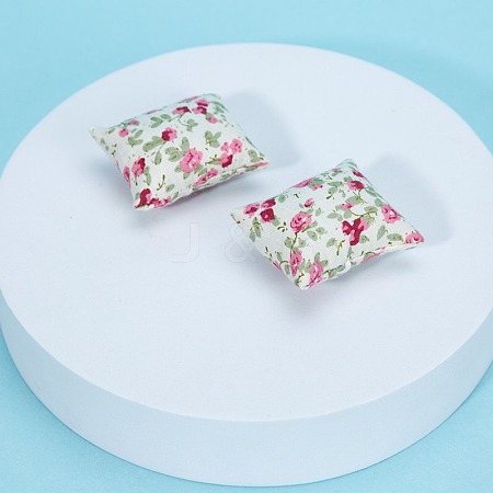 Mini Cloth Flower Pattern Pillow Cushions MIMO-PW0003-022D-1