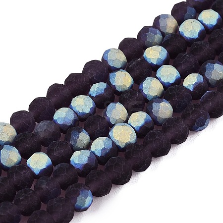Transparent Glass Beads Strands LS-EGLA-A044-T4mm-MB15-1