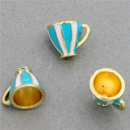 Alloy Enamel Pendants FIND-CJC0008-16B-1