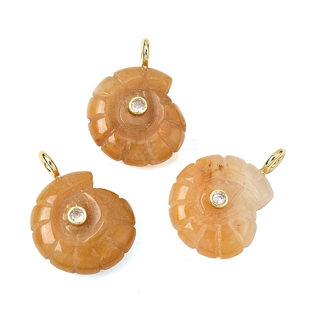 Natural Topaz Jade Carved Pendants G-C282-01M-1