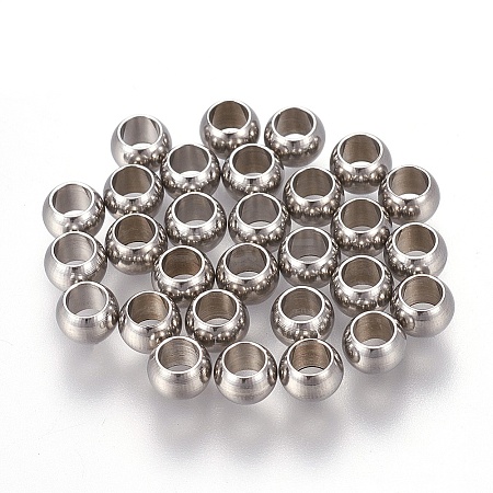 Tarnish Resistant 202 Stainless Steel Beads X-STAS-F170-04P-A-1