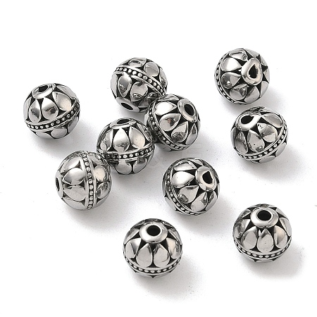 Retro 316 Surgical Stainless Steel Beads STAS-L307-17AS-11-1