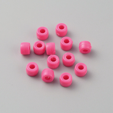 Opaque Plastic Beads KY-WH0046-60G-1