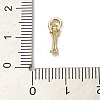 Brass Charms KK-H493-01G-06-3