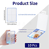 4 Grids Plastic Storage Containers with Hinged Lid CON-WH0107-17-2