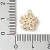 Brass Micro Pave Cubic Zirconia Charms KK-G491-26G-01-3