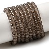 Natural Smoky Quartz Beads Strands G-B167-A09-4mm-4