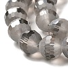 Electroplate Glass Beads Strands EGLA-Z001-03A-PL03-3