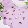 28Pcs 7 Colors Electroplate Glass Charms PALLOY-TAC0233-5