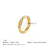 Irregular 304 Stainless Steel Finger Rings for Women SA8524-19-1