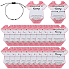 24Pcs Word Printed Paper Bracelet Display Cards BJEW-FG0001-05B-1