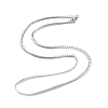 Men's 304 Stainless Steel Cuban Link Chain Necklaces NJEW-G340-01P-2