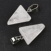 Natural Quartz Crystal Pendants G-B127-04P-10-3