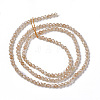 Cubic Zirconia Beads Strands G-F596-48F-2mm-2