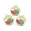 Alloy Enamel Pendants ENAM-S126-104-A-RS-3