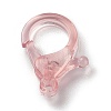 Transparent Plastic Lobster CLaw Clasps KY-H005-A08-3