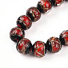 Handmade Gold Sand Lampwork Beads LAMP-N026-01C-3
