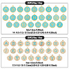2Bags 2 Styles Alloy Enamel Pendants ENAM-TA0003-53B-4