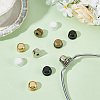 10Pcs 5 Colors Iron Horn Frame Decorative FIND-AN0001-60-7