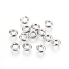 Tarnish Resistant 304 Stainless Steel Saw Cut Open Jump Rings X-STAS-P212-25P-12-1