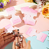 50Pcs Folding Paper Jewelry Display Cards ODIS-TA0001-07E-6