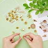 SUPERFINDINGS 30Pcs Star Alloy Brooches AJEW-FH0004-31A-3