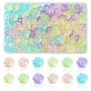 180Pcs 6 Colors Transparent Acrylic Beads OACR-FS0001-91-1