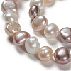 Natural Cultured Freshwater Pearl Beads Strands X-PEAR-T003-09-3
