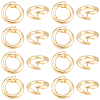 20Pcs Brass Open Jump Rings KK-BBC0023-10B-1