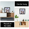 1Pc Wood T Shirt Display Cases with Visible Window Lid ODIS-DC0001-16-4