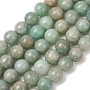Natural Amazonite Beads Strands G-F461-12-8mm-01B-2