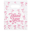 100Pcs Bowknot Thank You Printed Eco-Friendly Reusable Bags ABAG-SP0001-61A-A-1