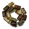 Natural Green Garnet Beads Strands GG-CBA8682-A10-3