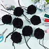 12Pcs DIY Craft Polyester Pom Pom Ball AJEW-CY0002-95A-4