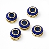 Rack Plating Brass Cubic Zirconia Beads KK-C007-15G-01-2