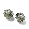 Natural Moss Agate Woven Beads GG-CBA2E9C-F28-01-2