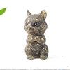 Natural Labradorite Resin Carved Prayer Fox Statue Home Decoration PW-WG7B3B9-05-1