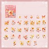 60Pcs PVC Self-Adhesive Flowers Stickers PW-WG3B3DC-05-1