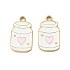 304 Stainless Steel Enamel Pendants STAS-G360-04G-02-1